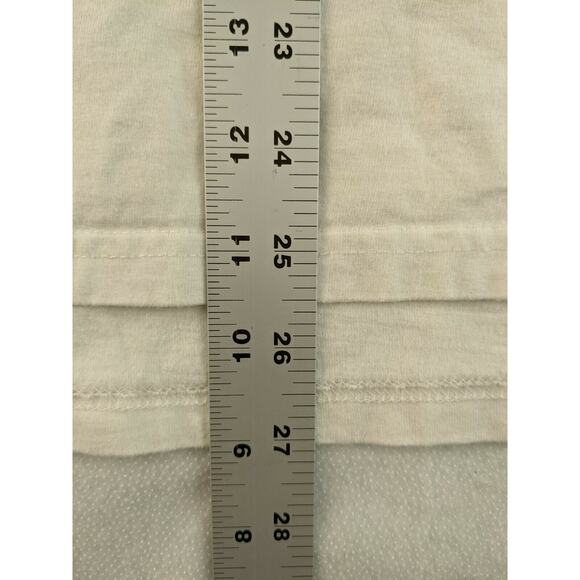 Mens Cicerone Sport Crew 32 T Shirt Size XL White Cotton 22.5W 27L - Picture 4 of 7